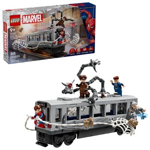 LEGO Marvel Spider-Man vs Doc Ock Escena del Tren Subterráneo Set de Construcción 76321