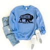 Simply Sage Market Women's Graphic Sweatshirt Yellowstone Bison - 3 of 4