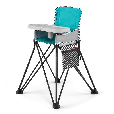 Summer Infant Pop 'n Dine SE High Chair (Sweet Life Edition) - Aqua Sugar