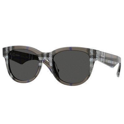 Burberry BE 4432U 414787 Womens Phantos Sunglasses Check Lichen 54mm