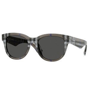 Burberry BE 4432U 414787 Womens Phantos Sunglasses Check Lichen 54mm - 1 of 3