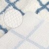 Unique Bargains Checkered Pattern Soft Absorbent Non-Slip Bathroom Rugs - image 4 of 4