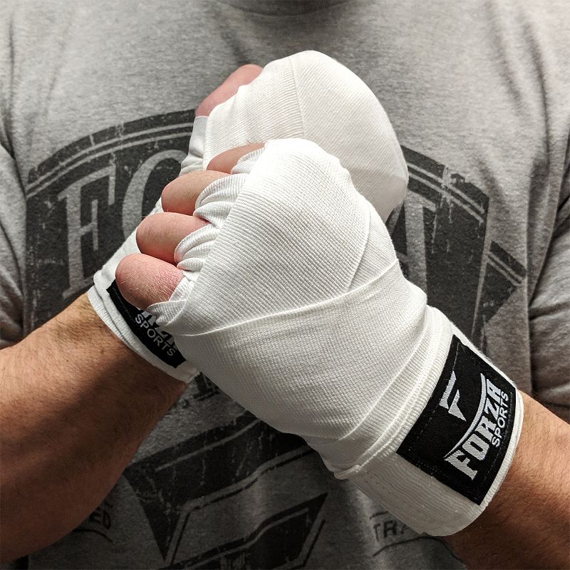 Forza Sports 120" Mexican Style Boxing and MMA Handwraps - White, 1 of 3