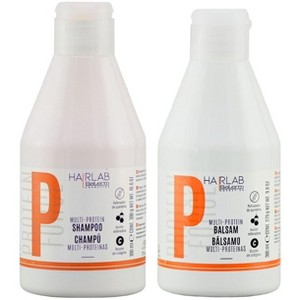 Salerm Cosmetics Hair Lab MULTI-PROTEIN Shampoo (10.6 oz) & Balsam Conditioner (9.8 oz) Hairlab DUO SET Kit Bundle - 1 of 2