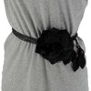 Unique Bargains Women's Flower Tie Adjustable Waist Belt 1 Pc - 2 of 4