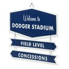 MLB Los Angeles Dodgers Baseball Field Metal Panel - image 2 of 4