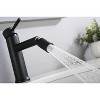 DOMETOUR Matte Black Bathroom Faucet for 2 Mode Faucet for Bathroom Sink with 360° Rotating Aerator - 3 of 4
