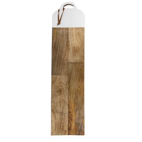 Mango Wood Round Bread Board - Magnolia