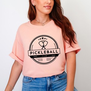 Simply Sage Market Pickleball Club Garment Dyed Tee - 1 of 4