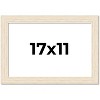 PosterPalooza | 17x11 Wide Barnwood Picture Frame, UV Acrylic, 6 Finishes - Grey, Brown, White, and Black - 2 of 4
