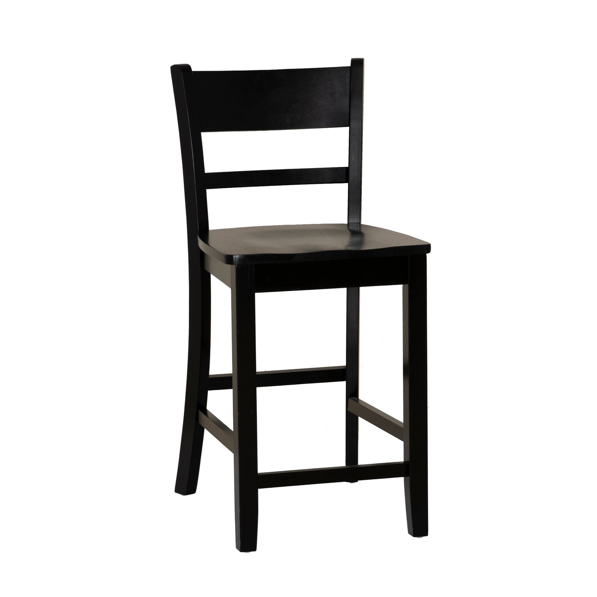 Linon Torino Villa Counter Height Barstool Black