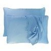 BedVoyage Standard 300 Thread Count Luxury Pillowcase Set Ocean - 3 of 4