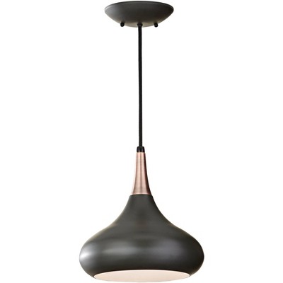 Generation Lighting Beso 10" Wide Dark Bronze Modern Mini Pendant