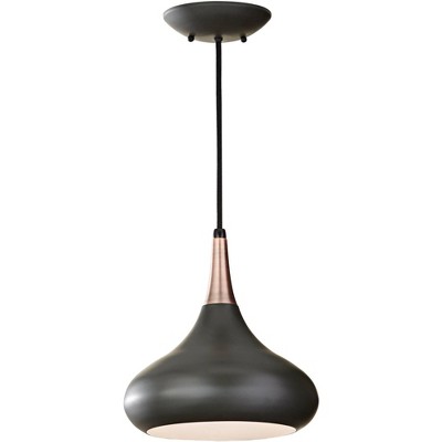 Feiss Beso 10" Wide Dark Bronze Mini Pendant