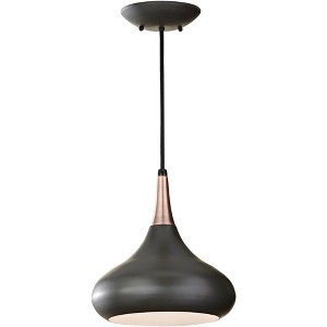 Generation Lighting Beso 10" Wide Dark Bronze Modern Mini Pendant - 1 of 3