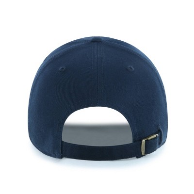 Lifestyle Adult Cotton Baseball Hats - Navy Blue: Dogs Pattern, Adjustable Woven Cap