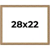 PosterPalooza | 28x22 Wood Antique Frame with UV Acrylic, 4 Finishes: Bronze, Gold, Silver, and Black - 2 of 4