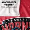 Delaware State University Logo Dots Silky Touch Blanket White 50x60 - 4 of 4