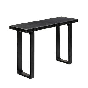 MH London Mila 30" Solid Wood Console Table with Rectangle Top - 1 of 4