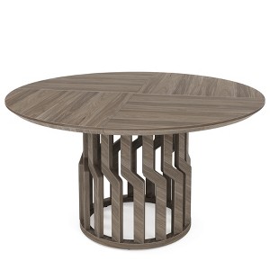 Tribesigns 47.24 Inches Modern Wooden Round Dining Table - 1 of 4