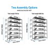 FONTOI Metal Storage Shelves, Adjustable Heavy Duty Shelving Unit, Standing Storage Rack Shelf Organizer - 3 of 4