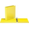 1.5" Premium Round Ring Binder 6pk Customizable View Yellow - Easyview: Hard Cover, 275 Sheet Capacity, 2 Pockets - 2 of 2