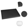 Unique Bargains 4 Pack PU Leather Jewelry Organizer Trays with Removable Dividers for Drawers Black - 2 of 4