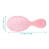 Unique Bargains Anti-Static Pocket Detangling Brush Barber Brush Tools for Curly Straight Wavy Hair 1 Pc - 4 of 4
