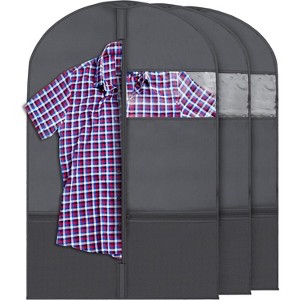 Plixio 36" Kids Garment Bags for Dance Costumes, Childrens Hanging Clothes, Uniform, Suits, Girls Dress Recital Outfit Organizer - Dance Garment Bags - 1 of 3