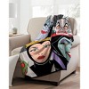 Disney Villains Blanket Portraits of Evil Super Plush Throw 46" x 60" Multicolored - 2 of 4