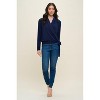 WEST K Women's Aria Long Sleeve Side Tie Wrap Top - 3 of 4