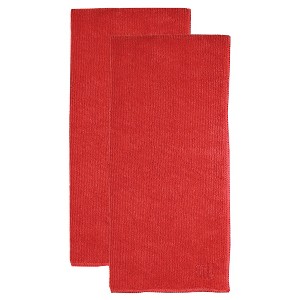 Microfiber Dish Towel (Set Of 2) - Mu Kitchen, New Red