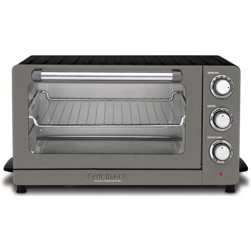 Cuisinart TOB-60N1BKS2FR Convection Toaster Oven Broiler Black Stainless Steel - Certified Refurbished, 1 of 5
