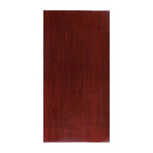 Emma and Oliver 30" x 60" Rectangular High-Gloss Mahogany Resin Table Top - 1 of 3