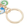 Unique Bargains Christmas Keychain Double Ring Zinc Alloy 3.15" 1 Pc - 3 of 4