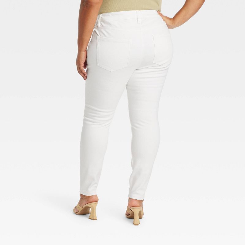 Women's Mid-Rise Skinny Jeans - Ava & Viv™, 2 of 4