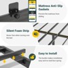 Aheaplus Bed Frame with LED Light and Charging Station - 4 of 4
