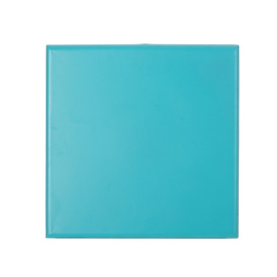 Teal Steel 18" Modern Outdoor Side Table