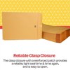 School Smart Kraft Envelopes with Clasp, 11-1/2 x 14-1/2 Inches, Pack of 100 - 4 of 4