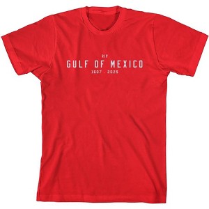 RIP Gulf of Mexico 1607-2025 Youth Crew Neck Short Sleeve Tee - 1 of 2