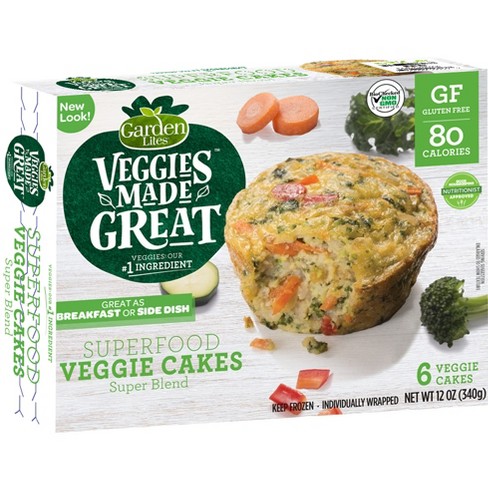 Garden Lites Superfood Blends Frozen Veggie Cakes 12oz Target