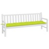 vidaXL Garden Bench Cushion Bright Green 78.7"x19.7"x2.8" Oxford Fabric - 3 of 4