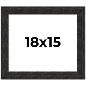 PosterPalooza | Contemporary Black Picture Frame - UV Acrylic, Backing Board, Hanging Hardware Included - 1 of 4