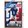 Trends International NFL New York Giants - Kayvon Thibodeaux 24 Framed Wall Poster Prints - 3 of 4