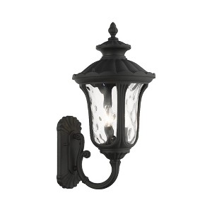 Livex Lighting Oxford 3 - Light Wall Light in  Textured Black - 1 of 4