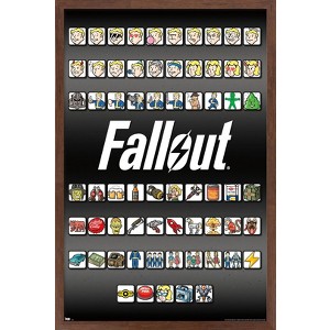 Trends International Fallout - Emojis Framed Wall Poster Prints - 1 of 4