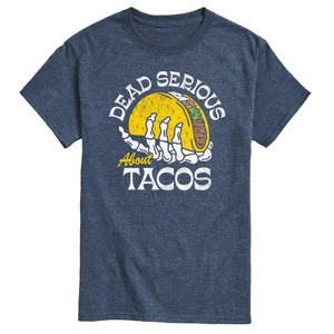 Men's - Instant Message - Dead Serious About Tacos Short Sleeve Graphic T-Shirt - 1 of 4