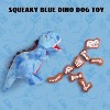 Nocciola 9 in 1 Dinosaur Plush Dog Toys, Christmas gift,Funny Stuffed Dino Puzzle Toy with 8 Fossil-Shaped Squeaky and Crinkle Toys - 3 of 4