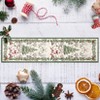 COZONY Christmas Washable Runner Rug, Non-Slip Low Pile Holiday Entryway Rug, Indoor Soft Foldable Xmas Carpet for Hallway, Kitchen, Bedside - 2 of 4