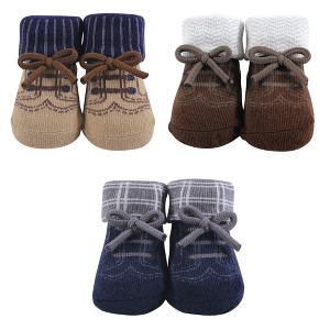 Hudson Baby Infant Boys Socks Boxed Giftset, Dapper, One Size - 1 of 4